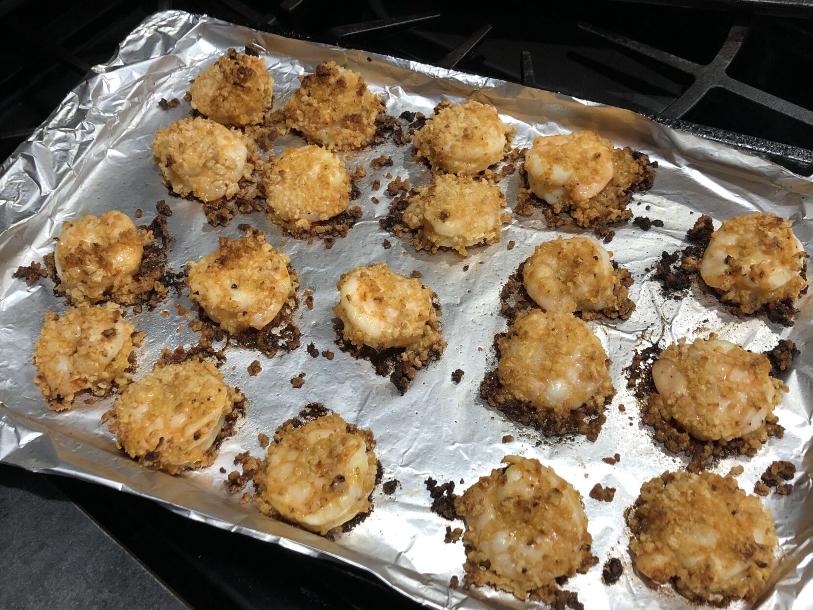 Sriracha panko shrimp